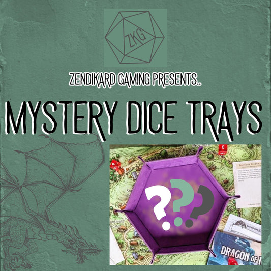 ZKG Mystery Tray Deal Surprise Dice Tray for DND RPG Games and More