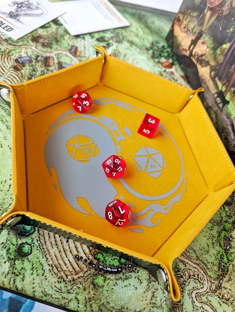 The Balanced Roll RPG Dice Rolling Collapsible Tray