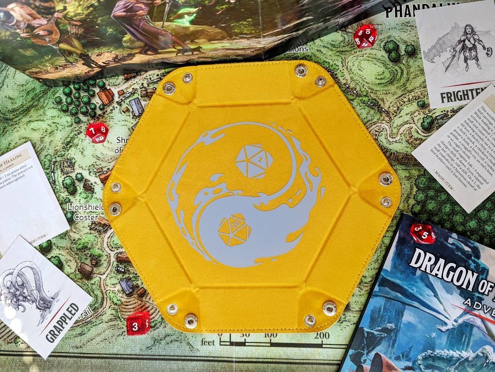 The Balanced Roll RPG Dice Rolling Collapsible Tray